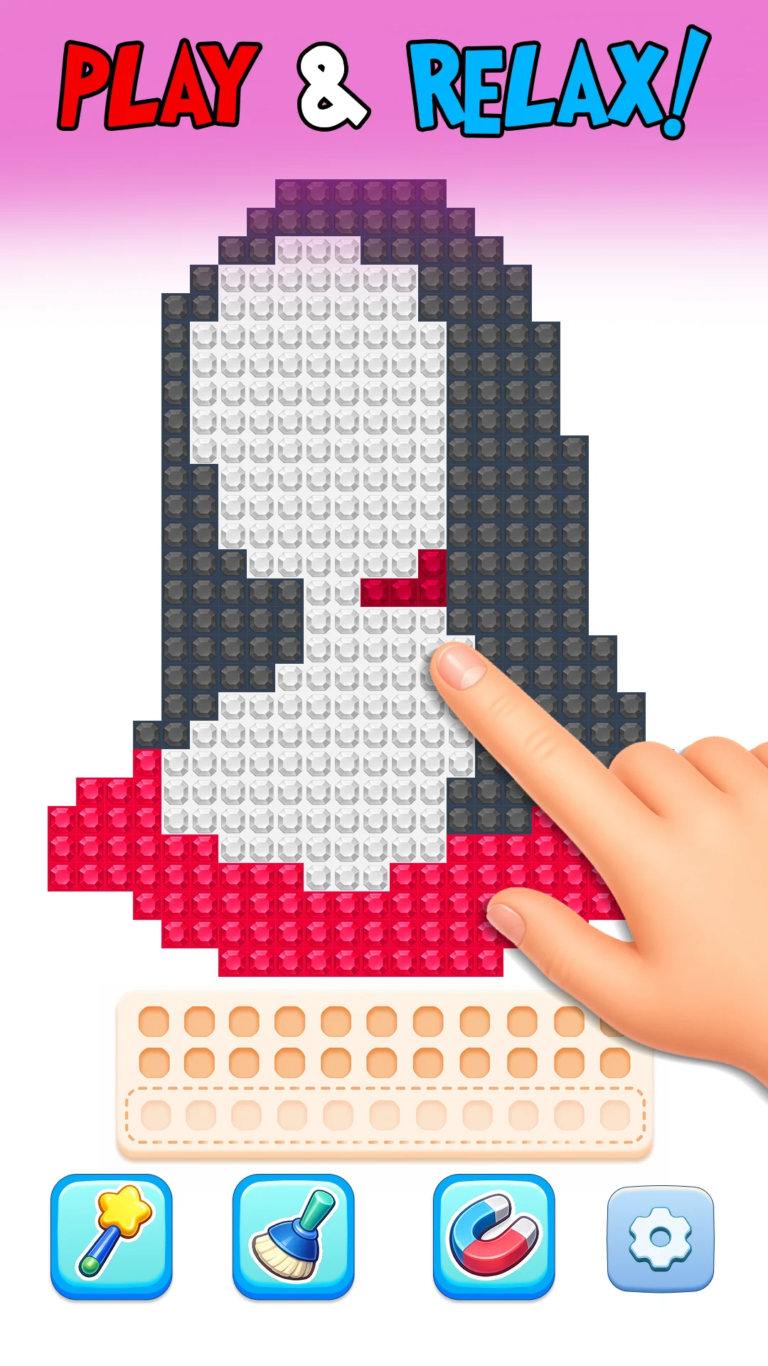 Glow Sort - Jewel Color Puzzle screenshot