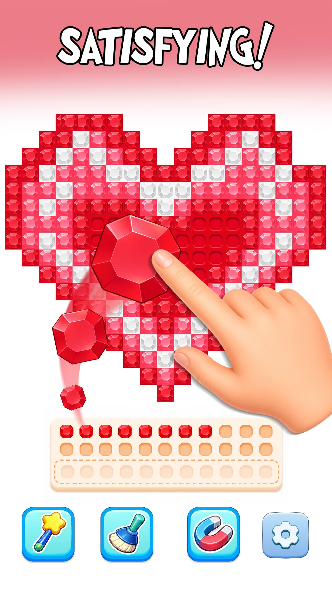 Glow Sort - Jewel Color Puzzle screenshot
