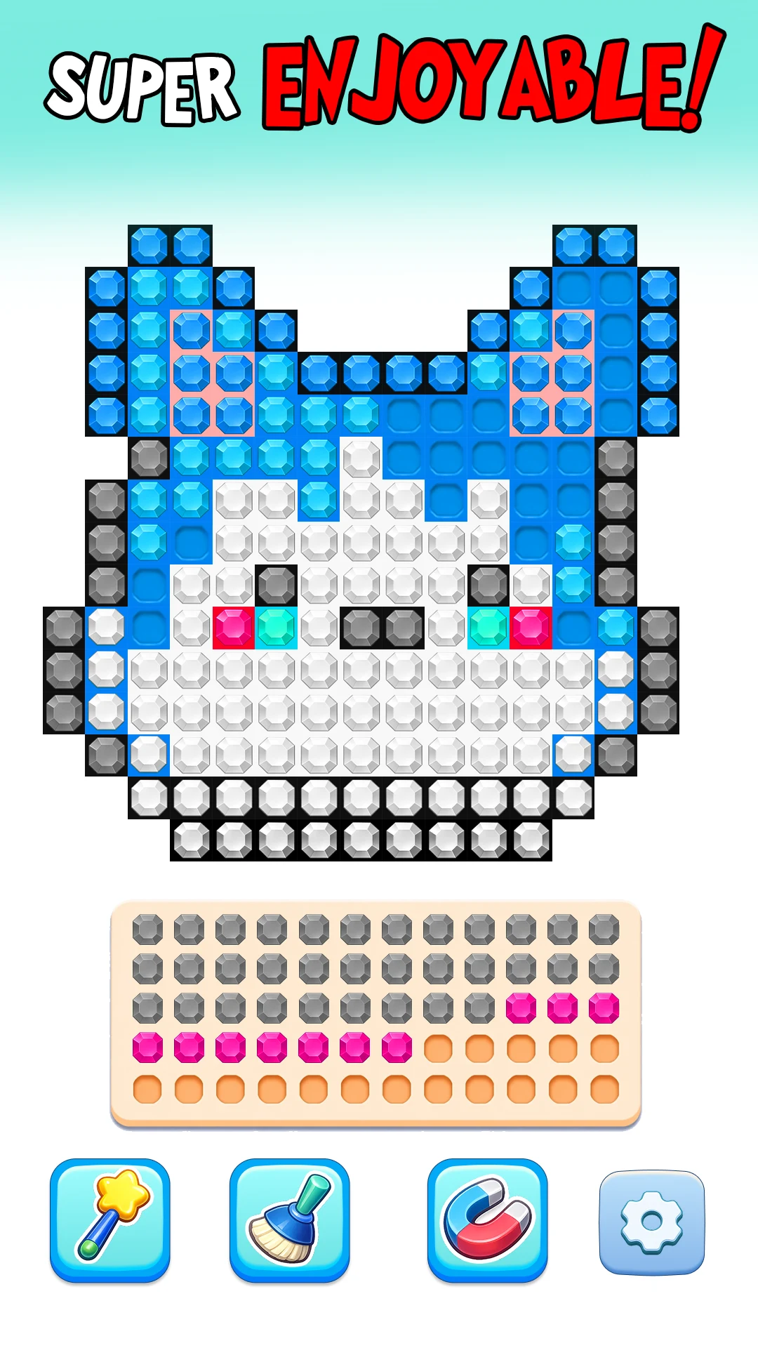 Glow Sort - Jewel Color Puzzle screenshot