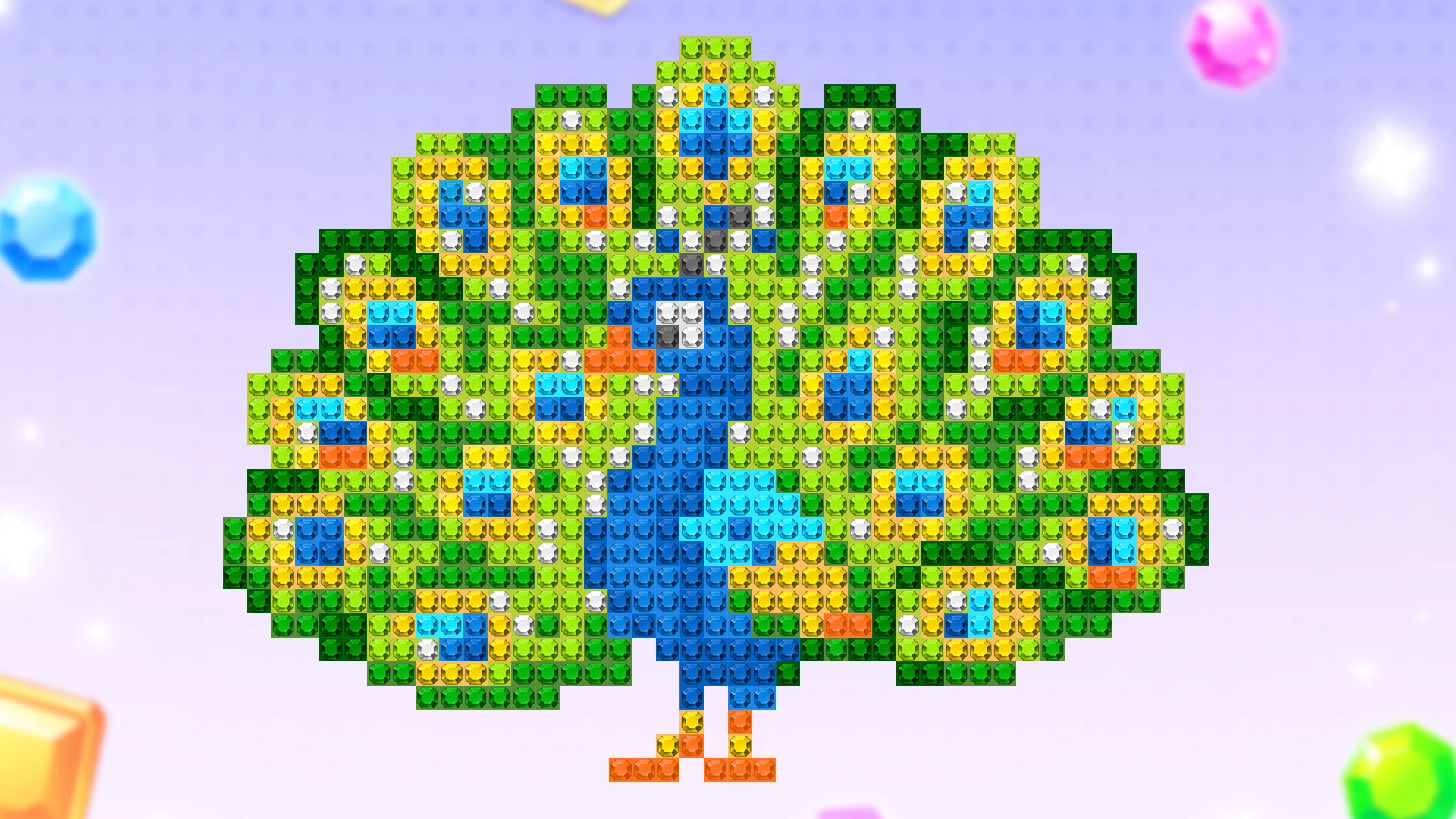Glow Sort - Jewel Color Puzzle screenshot
