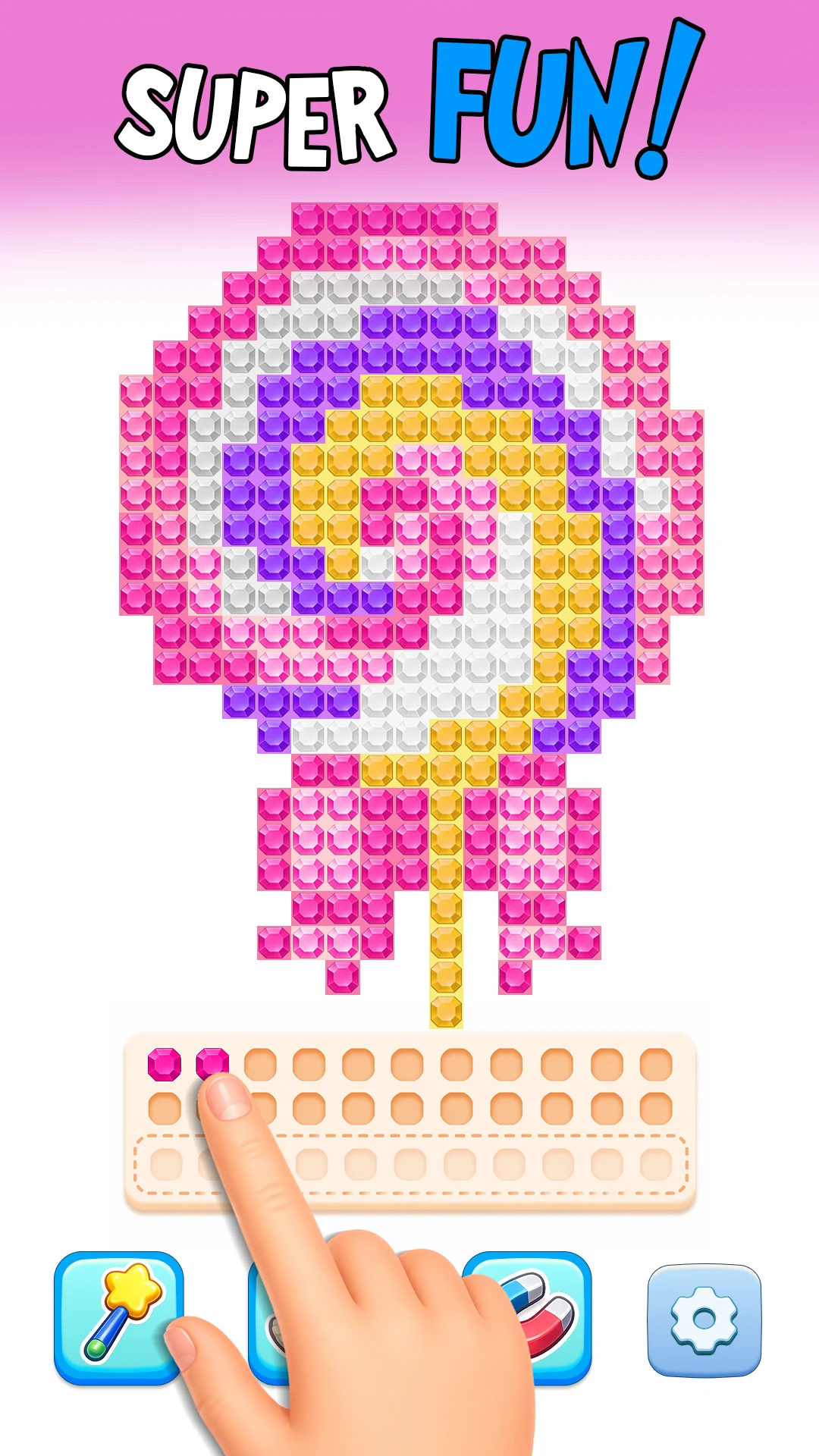 Glow Sort - Jewel Color Puzzle screenshot
